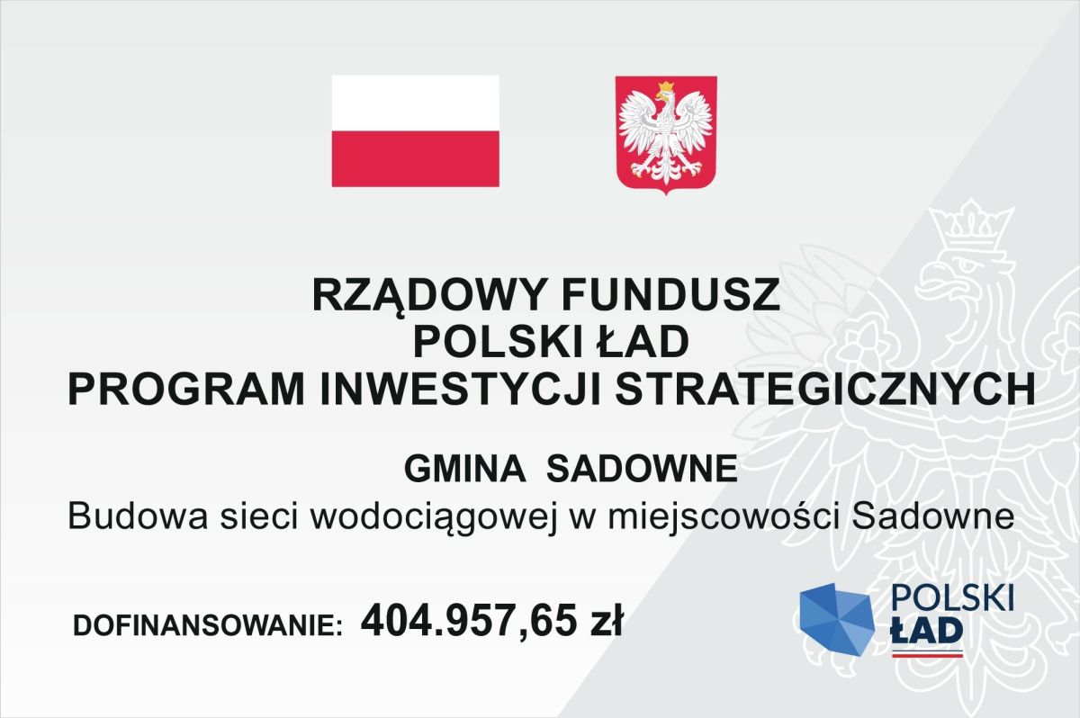 dofinansowanie wodociąg