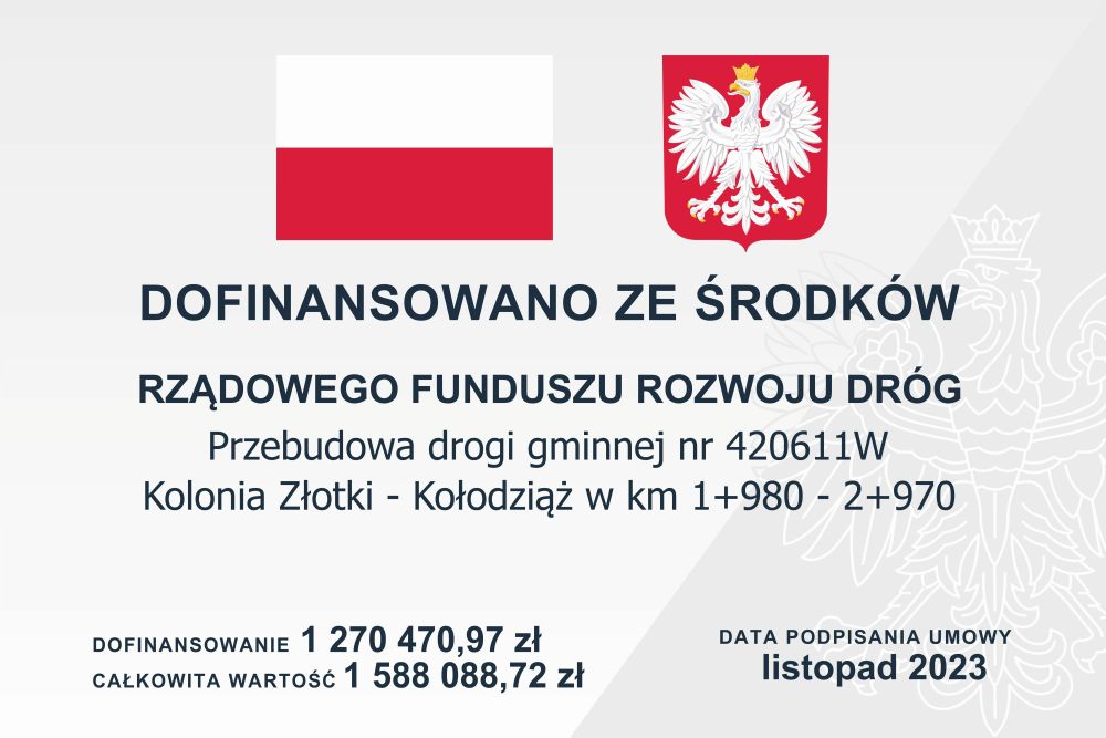 droga Kolonia Złotki - Kołodziąż