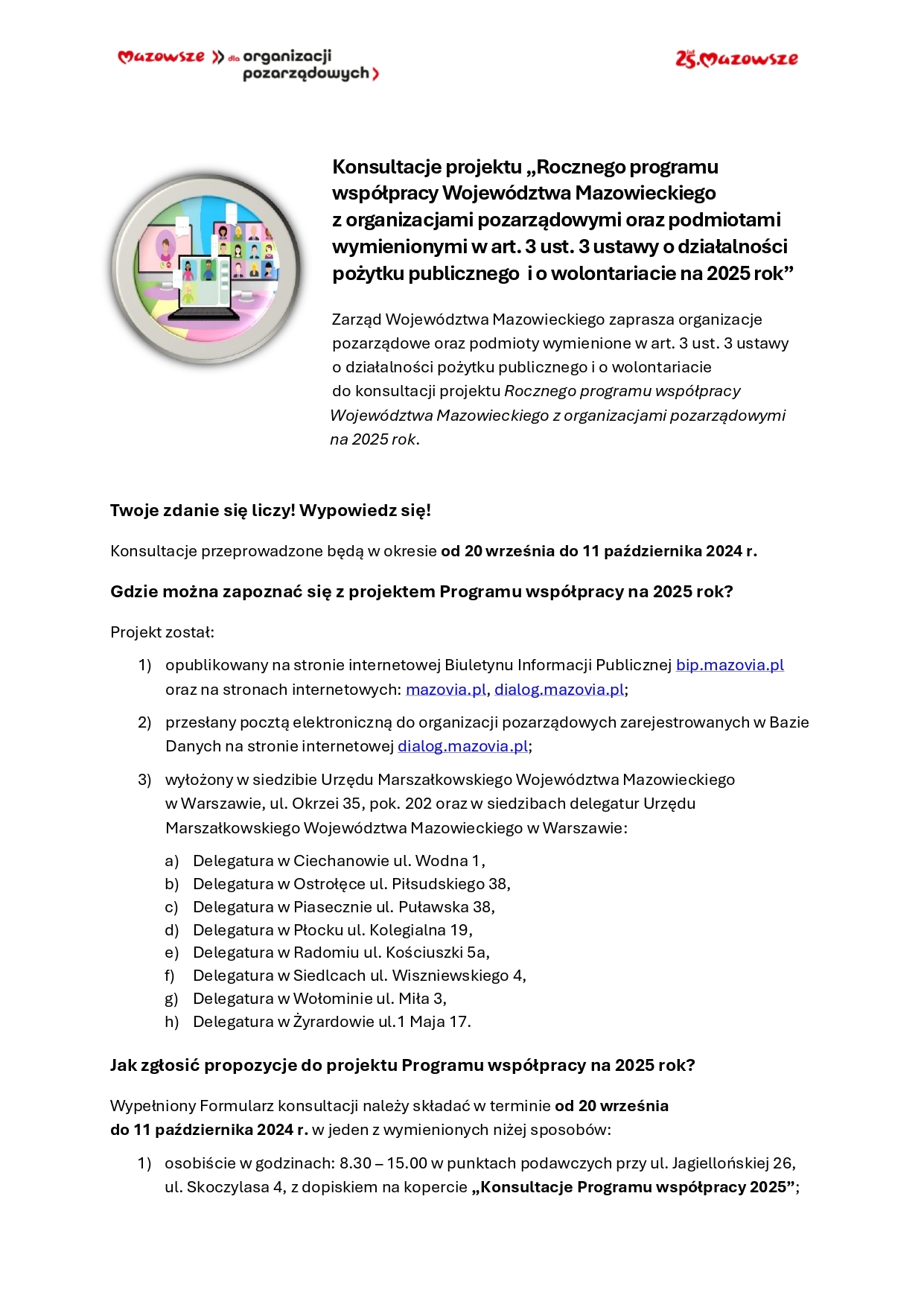Komunikat_konsultacje_Programu_współpracy_na_2025_page-0001