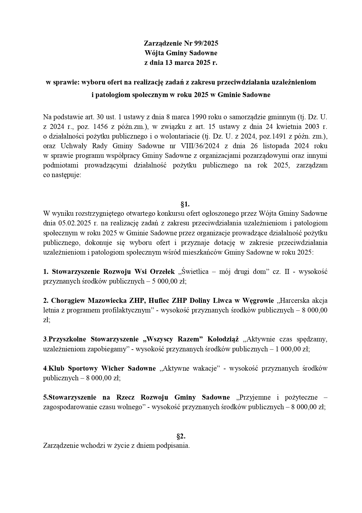 Zarządzenie wybór ofert 99_page-0001