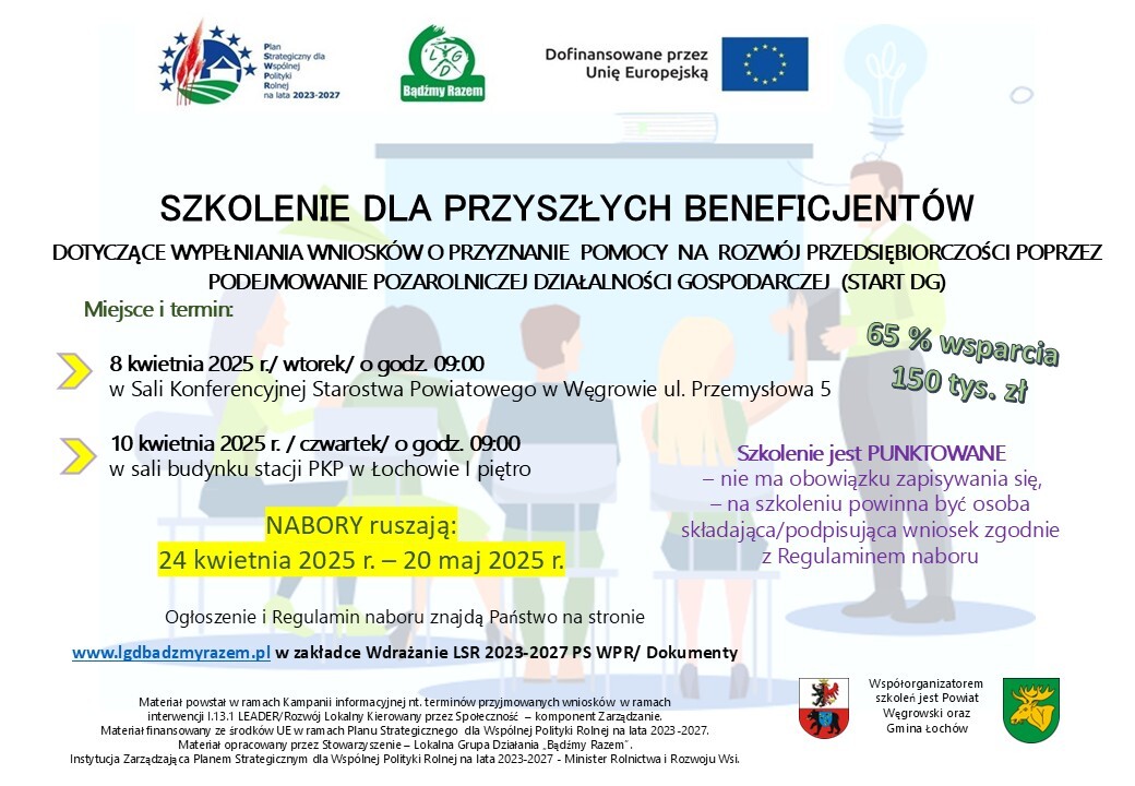 START DG szkolenia dla wnioskodawców