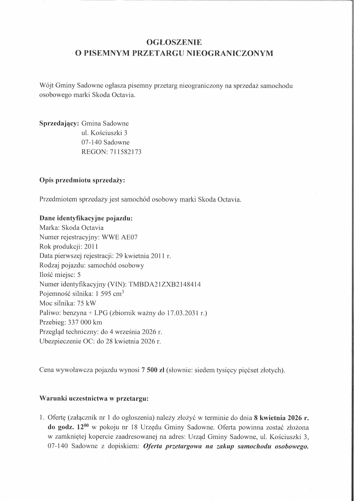 Ogłoszenie o pisemnym przetargu nieograniczonym_page-0001